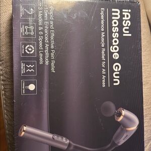 Black and Gold Massage Gun